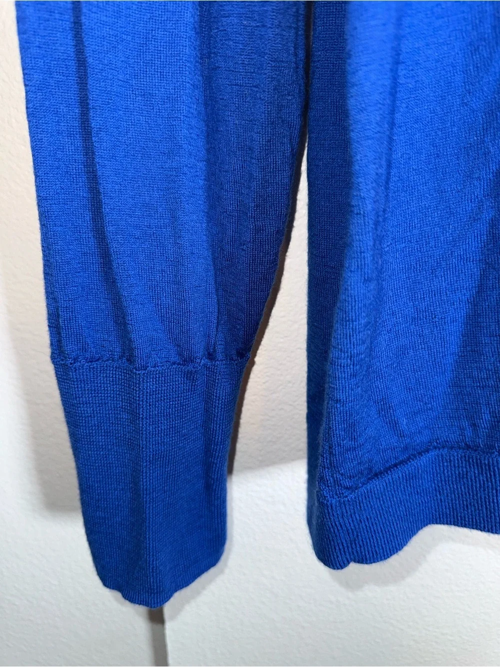 J.CREW Royal Blue Plus Size Merino Wool Classic Preppy Crewneck Sweater 2X